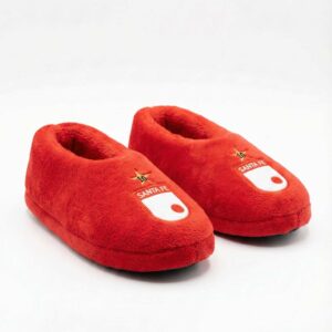 Babuchas Térmicas Santa Fe Rojas