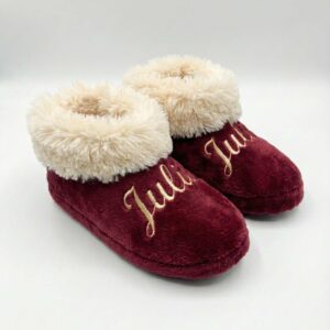 Babuchas Botín de Lujo Personalizadas - Térmicas con Nombre Bordado